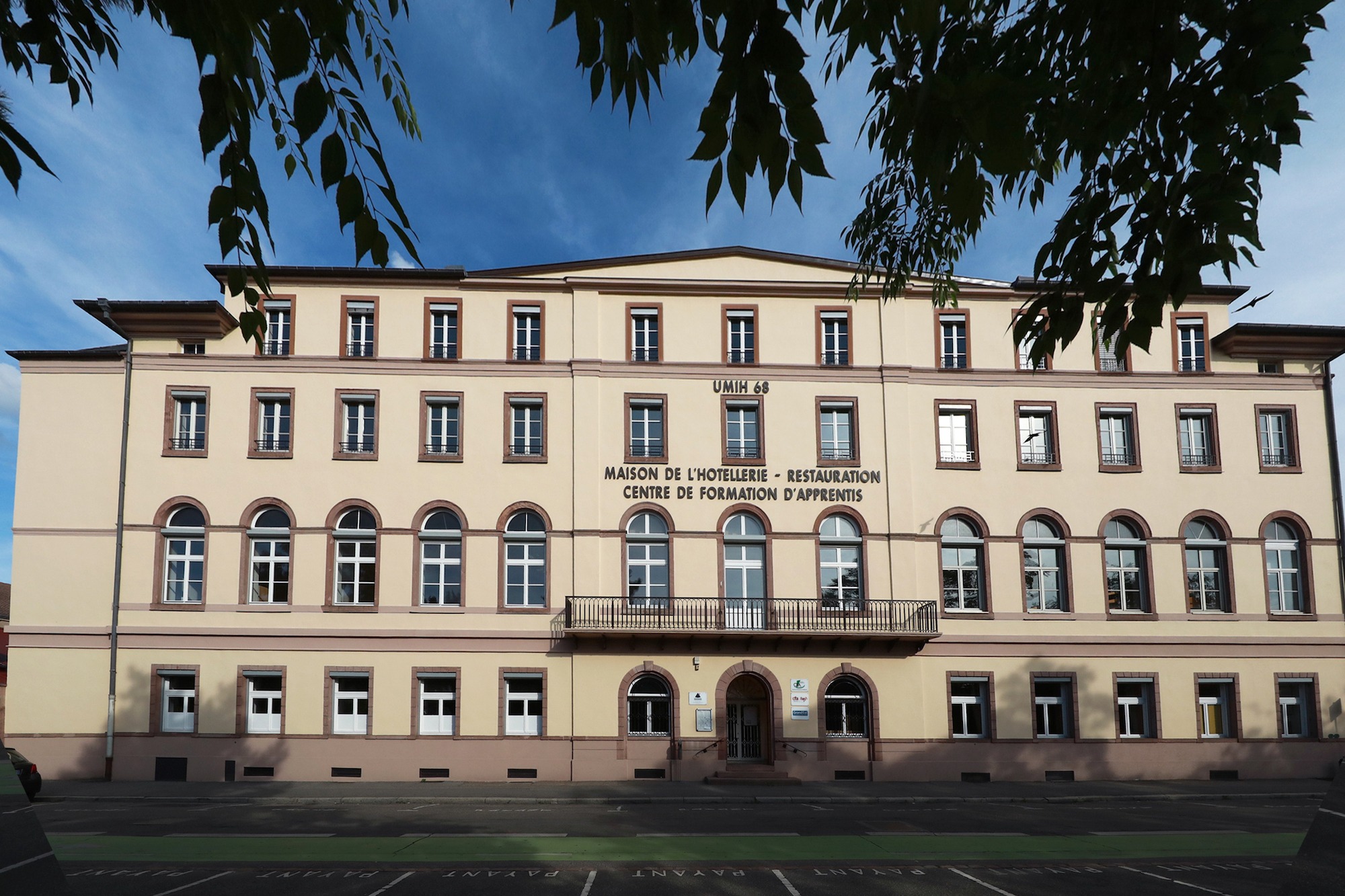 La façade du CFA, 5 rue de la Gare à Colmar